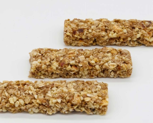 three granola bars