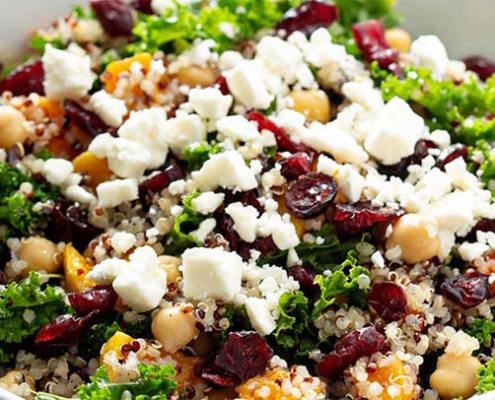 bowl of quinoa salad